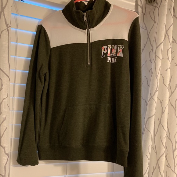 Victoria Secret Pink quarter zip - Picture 1 of 3